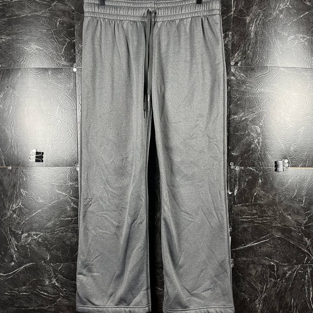 Under Armour Men's Grey Fleece Hem Sweatpants Fits Large